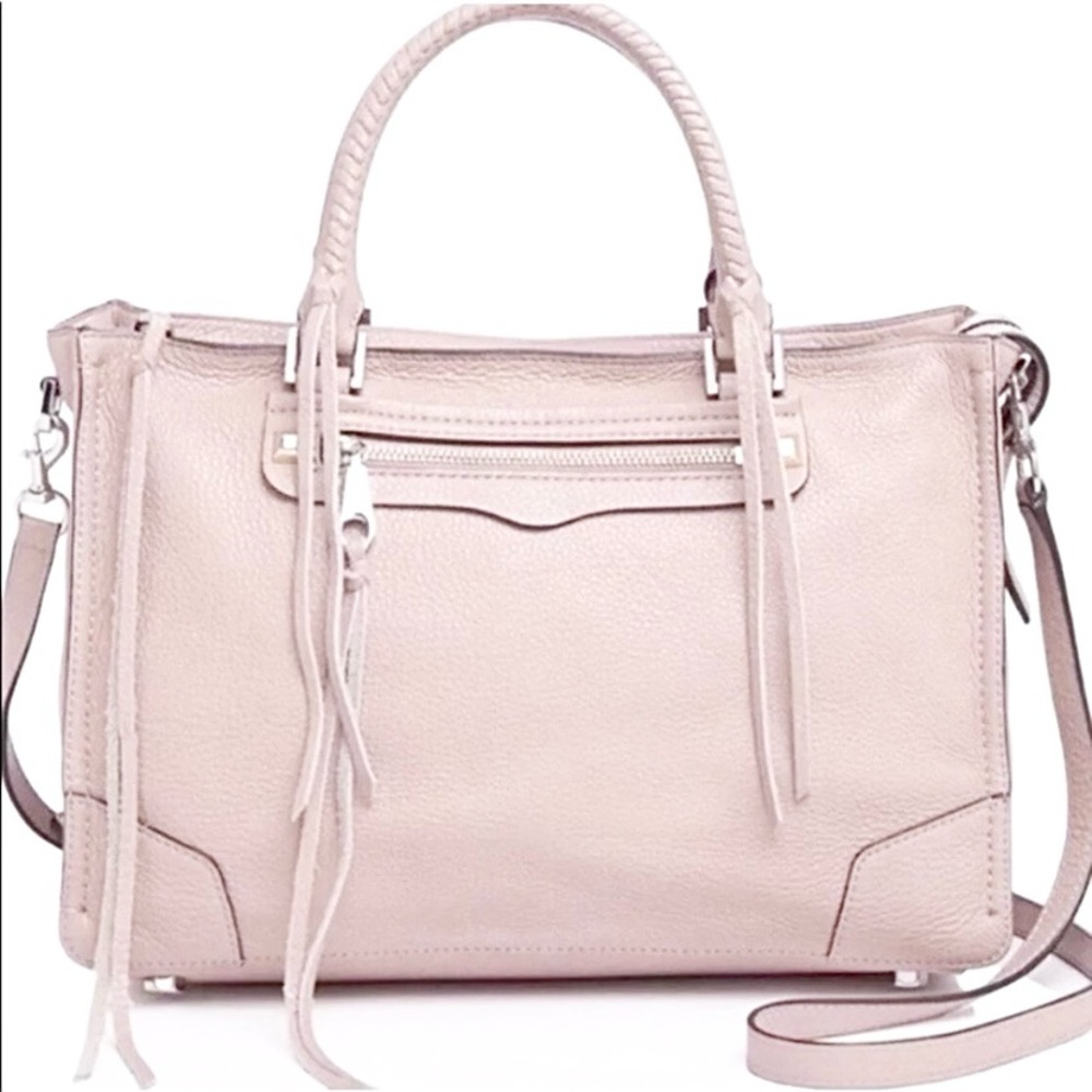 Rebecca Minkoff Pale Pink Leather Tote Bag